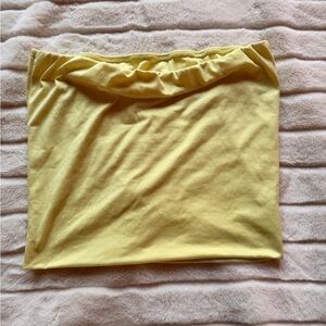 SHEIN Yellow Crop Top